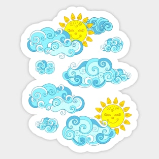Fairytale Weather Forecast Print Sticker